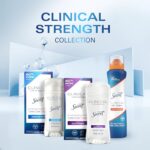 Secret Clinical Strength Antiperspirant Deodorant for Women, 3X Stress Protection, 72hr Sweat & Odor Protection, PH Balancing Minerals, Invisible Solid, Completely Clean Scent, 2.6 oz - Image 12