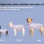 Sebdtico Recovery Suit for Dogs,Dog Surgery Suit Female Spay,Soft Dog Onesie for Surgery Female,Dog Cone Alternative Surgical Recovery Suit Female,Abdominal Wounds Licking Anti Suit for Dogs - Image 5