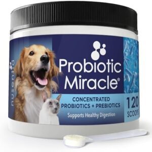 Probiotics for Cats & Dogs : Probiotic Miracle : Bowel & Gut Support : Digestive Health : Stop Diarrhea, Loose Stool