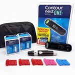 CONTOUR NEXT ONE Blood Glucose Monitoring System All-in-One Kit for Diabetes