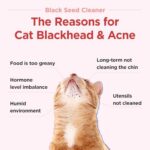 JAYU PET Black Seed Cleaner - Cat Chin Acne Treatment, Non-Toxic Hypoallergenic Cleanser, Cat Acne Chin Treatment, Remove Cat Chin Blackheads, Improves Skin Health 2.7 fl.oz (80ml) - Image 3