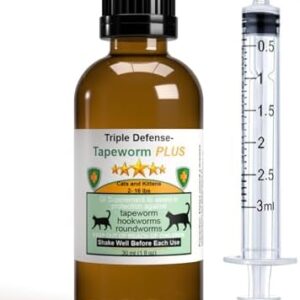 Triple Defense Tapeworm Plus for Cats and Kittens
