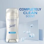 Secret Clinical Strength Antiperspirant Deodorant for Women, 3X Stress Protection, 72hr Sweat & Odor Protection, PH Balancing Minerals, Invisible Solid, Completely Clean Scent, 2.6 oz - Image 11
