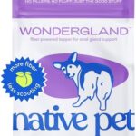 Native Pet WonderGland - Dog Anal Gland Treatment Using Fiber for Dogs - Prevents Scooting for Dogs Anal Gland Supplement Including Dog Gut Health Probiotics for Anal Gland Support - 60 Scoops
