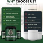 Pure Green Lipped Mussel Powder for Dogs and Cats - 100% New Zealand Green Lipped Mussels - Anti Inflammatory Supplement & Vitamins to Help Your Pet Deal with Arthritis, Joint Pain Relief - 150 Grams - Image 3
