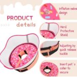Supet Raised Inflatable Dog Cone Collar to Stop Licking, Soft Dog Cone Alternative After Surgery, Doggie Neck Donut Collar for Small Medium Large Dogs - Image 7