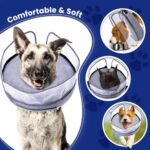 BARKLESS Dog Cone, Inflatable Dog Cone After Surgery for Small Medium Large Breeds, Soft Surgery Collar with Enhanced Anti-Licking Guard Shield for Pets, Protective Donut Collar - Image 6