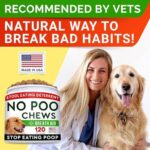 STRELLALAB No Poo Chews for Dogs - Coprophagia & Stool Eating Deterrent with Probiotics, Digestive Enzymes & Breath Aid Support - Stop Dog Poop Eating - Made in The USA - 120 Soft Chews - Image 4