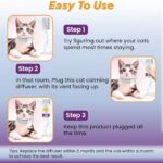 Cat Pheromones Calming Diffuser – Therapet Md Cat Diffuser Refills 4 x 48ml & 1 Plug Cat Calming Diffuser | Pheromone Diffuser for Cats, Reduces Stress & Anxiety Naturally - Image 5