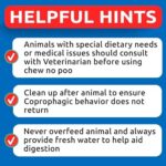 NO Poo Treats - Prevent Dog Poop Eating - Coprophagia Treatment - Stool Eating Deterrent - Probiotics & Enzymes - Digestive Health + Breath Aid - Made in USA - 180 Chews - Image 4