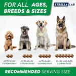 StrellaLab Dog Allergy Relief & Anti Itch Support Chews w/Omega 3: Real Ingredients, Real Taste! Skin & Coat Immune Supplement w/Fish Oil, Pumpkin & Enzymes — Developed by Experts - Made in USA -240Ct - Image 7