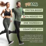 PB&Me Natural Powdered Peanut Butter - Gluten Free, High Protein, Less Calorie Peanut Butter for Smoothie And Protein Shake Add Ins- 87% Less Fat than Creamy Peanut Butter - No Sugar, 200G - Image 4