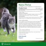 Ultimate Pet Nutrition Nutra Thrive™ Cat Supplement, Vet-Developed Powder for Mobility, Immune Support, Antioxidants & Digestion with Probiotics, Collagen, & Superfoods, 30 Servings - Image 3