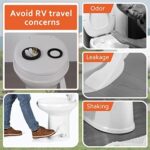 RV Toilet Seal Kit Compatible with Dometics 300/310/320 Series to Replace 385311652 Camper Bowl Seal Part and 385311658 Flush Seal, 2-in-1 Combo Kit - Image 7