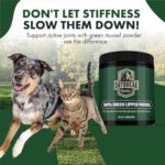 Pure Green Lipped Mussel Powder for Dogs and Cats - 100% New Zealand Green Lipped Mussels - Anti Inflammatory Supplement & Vitamins to Help Your Pet Deal with Arthritis, Joint Pain Relief - 150 Grams - Image 4
