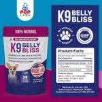 K9 Belly Bliss, All-Natural Gut Health for Dogs, Vet Approved Prebiotic for Dogs for Daily Digestive Support and Dog Constipation Relief, Easy to Use Topper for Dry and Wet Food, 30 Scoops. - Image 7