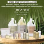 Terra Pure Spa Collection 1 Liter Conditioner Refill Bag For Soap Dispensers | Bulk Toiletries for Vacation Rentals, and Home Bathroom Showers | Green Tea Lemongrass | Single - Image 6