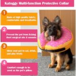 Katoggy Inflatable Dog Cone Collar for Dogs After Surgery, Soft Adjustable Blow up Donut Dog E-Collar for Small Medium Large Dog and Cats - Image 2