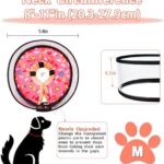 Dog Cone, Dog Surgery Collar, Inflatable Cones for Small Medium Large Dogs, Pink Doughnut Dog Recovery Collar, Does not Impede Vision - Image 3