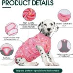 Kuoser Recovery Suit for Female Male Dogs, Dog Surgery Recovery Suit, Dog Onesie After Surgery Spay Neuter, Anti-Licking Pet Surgical Recovery Snugly Suit, Bodysuit for Abdominal Wounds Skin Disease - Image 3