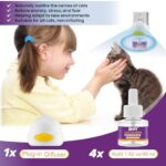 Cat Pheromones Calming Diffuser – Therapet Md Cat Diffuser Refills 4 x 48ml & 1 Plug Cat Calming Diffuser | Pheromone Diffuser for Cats, Reduces Stress & Anxiety Naturally - Image 6