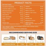 NATURE TARGET Glucosamine Joint Supplement for Dogs, Chondroitin, Omega-3, MSM, Hemp, Turmeric for Pain Relief, Dog Joint Supplement with Calcium for Bone Health, 120 Chicken Flavored Crunchy Chews - Image 5