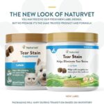 NaturVet Lutein Tear Stain Supplements for Dogs & Cats – Prevents Tear Stains for Dog, Cat Breeds – Includes Oregon Grape Root, Marshmallow Root, Cranberry Extract – 120 Ct. - Image 2