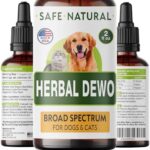 Liquid Herbal Cleanse for Cats and Dogs - Homeopathic Control for Pets of All Breeds and Sizes - Puppy and Kitten - USA-Sourced Ingredients - Preventative or Reactive - 2oz