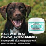 Nootie Medicated Dental Wipes for Dogs, Cleans Teeth and Freshens Breath for Dogs - Prevents Plaque and Tartar Dog Oral Care, 60 Count - Image 4