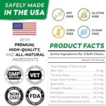 StrellaLab Dog Allergy Relief & Anti Itch Support Chews w/Omega 3: Real Ingredients, Real Taste! Skin & Coat Immune Supplement w/Fish Oil, Pumpkin & Enzymes — Developed by Experts - Made in USA -240Ct - Image 6