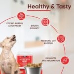 iHeartDogs Allergy & Itch Relief for Dogs with Salmon Oil, Quercetin, Colostrum, Antioxidants and Probiotics - 90 Count - Image 4