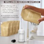 Terra Pure Spa Collection 1 Liter Lotion Refill Bag For Soap Dispensers | Bulk Toiletries for Vacation Rentals, and Home Bathroom Showers | Green Tea Lemongrass | Single - Image 3