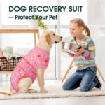 Kuoser Recovery Suit for Female Male Dogs, Dog Surgery Recovery Suit, Dog Onesie After Surgery Spay Neuter, Anti-Licking Pet Surgical Recovery Snugly Suit, Bodysuit for Abdominal Wounds Skin Disease - Image 4
