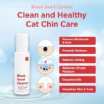 JAYU PET Black Seed Cleaner - Cat Chin Acne Treatment, Non-Toxic Hypoallergenic Cleanser, Cat Acne Chin Treatment, Remove Cat Chin Blackheads, Improves Skin Health 2.7 fl.oz (80ml) - Image 4