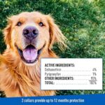 Flea & Tick Collar Plus for Dogs & Puppies |2 Pack |12-Month Protection |One Size Fits All Dogs & Puppies 12 Weeks and Older |Kills Fleas and Ticks |Repels Mosquitoes (excluding California) - Image 9