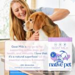 Native Pet Goat Milk for Dogs - Organic Goat Milk Powder for Dogs and Cats - Puppy Formula Dairy Replacement Packed with Protein & Vitamins for Immunity, Recovery & Growth for Active Pups - 60 Scoops - Image 4