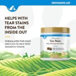 NaturVet Lutein Tear Stain Supplements for Dogs & Cats – Prevents Tear Stains for Dog, Cat Breeds – Includes Oregon Grape Root, Marshmallow Root, Cranberry Extract – 120 Ct. - Image 3