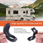 RV Toilet Seal Kit Compatible with Dometics 300/310/320 Series to Replace 385311652 Camper Bowl Seal Part and 385311658 Flush Seal, 2-in-1 Combo Kit - Image 5