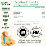 Hemp Calming Chews for Dogs - Dog Calming Chews - Anxiety Relief Treats with Melatonin - Advanced Stress Relief, Separation Aid, Barking, Thunder, Fireworks, Travel - Made in USA - 120 Soft Chews - Image 4