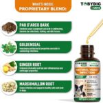 Natural Dog Yeast Infection Relief - Itchy Skin & Ear Treatment - Reduces Irritation & Relieves Itching and Allergy - Herbal Medicine Drops Supplement - Made in USA - Image 3