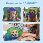 Inspack Soft Dog Cone Collar Alternative, E Cones for Small Dogs/Cat/Puppy to Stop Licking after Surgery, Comfortable All Paws Comfy Elizabethan Collars, Neuter Recovery Ecollars of Shame Alternatives - Image 5
