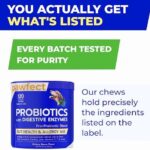 Pet Probiotics for Dogs & Digestive Enzymes for Dogs | Gut Health & Digestive Function Support | Pumpkin & Omega | Prebiotic Supplement Chews - Image 8