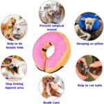 Katoggy Inflatable Dog Cone Collar for Dogs After Surgery, Soft Adjustable Blow up Donut Dog E-Collar for Small Medium Large Dog and Cats - Image 4