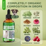 Dog Antibiotics | Natural Antibiotics for Dogs to Help with Infections, Cough, Allergies | Dog UTI Treatment for All Breeds | Puppy & Dog Itch Relief | No GMOs | 2 Oz - Image 3
