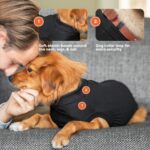 Suitical Recovery Suit Dog, XXX-Small, Black - Image 2