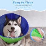 Inspack Soft Dog Cone Collar Alternative, E Cones for Small Dogs/Cat/Puppy to Stop Licking after Surgery, Comfortable All Paws Comfy Elizabethan Collars, Neuter Recovery Ecollars of Shame Alternatives - Image 8