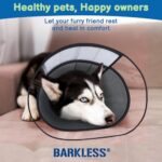 BARKLESS Soft Dog Cone, Soft Cone for Large Dogs to Stop Licking Biting Wounds, Breathable Surgical E Collar for After Surgery, Adjustable Elizabethan Collar for Neuter Incision Care - Image 6