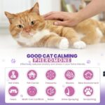 Cat Calming Diffuser, Effective Therapet MD Cat Diffuser, Relaxing Cat Calming Pheromone Diffuser for Cat Anxiety Relief Reduce Stress Fighting Scratching, 2 Diffusers 4 Refills - Image 2