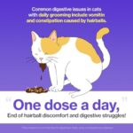 Dr.by HB Care Hairball Supplement for Cats– Korean Made Hairball Relief Furball Control Remedy & Digestive Support Supplements with Omega-3, Chitosan-30 Individuallly Packaged (1 Pack, 30 Count) - Image 3