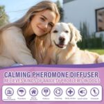 Dog Pheromones Calming Diffuser 3 In 1 Advanced Kit Appeasing Pheromone Diffuser to Calm Pet (1 Plug in+2 Pack 48ml Refill) for Anxiety Relieve Relief Reduce Aggression Fighting Stress (Tasteless) - Image 3
